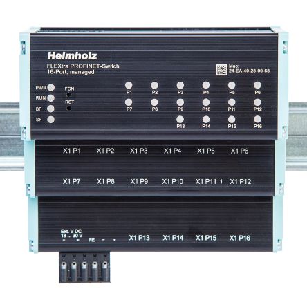 Helmholz GmbH & Co. KG 700-855-16P01, Managed 16 Port Ethernet Switch [700-855-16P01]; 228-186