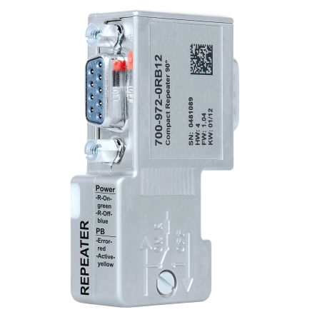 Helmholz GmbH & Co. KG 972-0RB Series BUS Connector for Use with Fieldbus Application, 5 V [700-972-0RB12]; 228-226