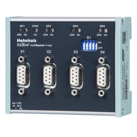 Helmholz GmbH & Co. KG 972-4AA Series BUS Connector for Use with PROFIBUS Connectors, Voltage, 24 V [700-972-4AA02]; 228-232
