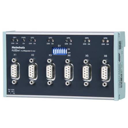 Helmholz GmbH & Co. KG 972-6AA Series BUS Connector for Use with PROFIBUS Connectors, Voltage, 24 V [700-972-6AA02]; 228-234