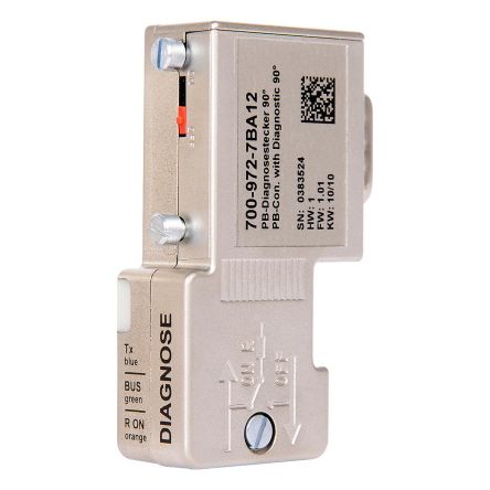 Helmholz GmbH & Co. KG 972-7BA Series BUS Connector for Use with Fieldbus Application [700-972-7BA12]; 228-235