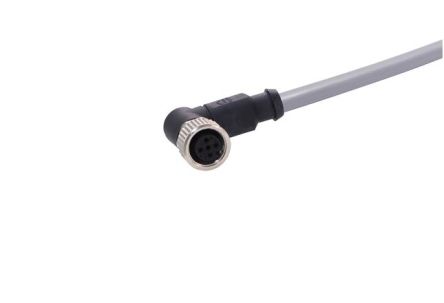 HARTING Right Angle Female 4 way M12 to Actuator/Sensor Cable, 5m [C21320000000000]; 228-543