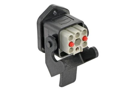 HARTING Han Protect Connector Housing, 4 Contacts [10810070304]; 228-561