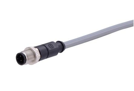 HARTING Straight Male 4 way M12 to Actuator/Sensor Cable, 1m [C21320000000047]; 228-565