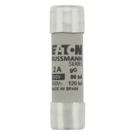 Eaton 2A gG/gL Cartridge Fuse, 14 x 51mm [C14G2]; 228-667