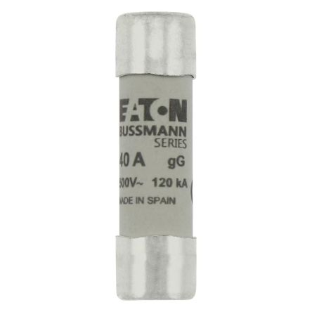 Eaton 40A gG/gL Cartridge Fuse, 14 x 51mm [C14G40]; 228-670