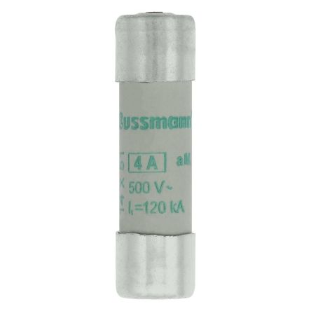 Eaton 4A Cartridge Fuses, 14 x 51mm [C14M4S]; 228-678