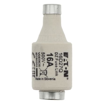 Eaton 16A Tag Fuse, 22 x 50mm, 500V [16D27Q]; 228-715