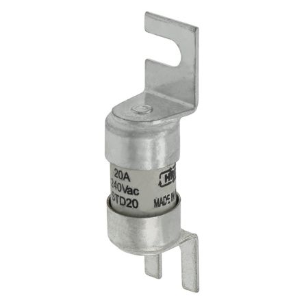 Eaton 20A Tag Fuse, 13 x 12mm, 240V [STD20]; 228-820