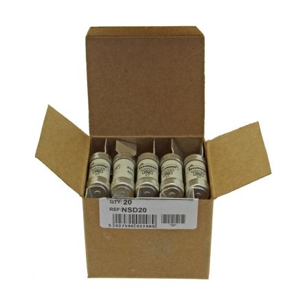 Eaton 20A Tag Fuse, 550V ac [NSD20]; 228-906