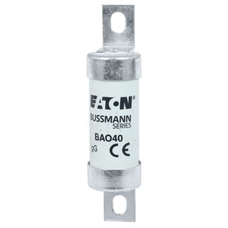 Eaton 40A Cartridge Fuse, 21 x 87mm [BAO40]; 229-094