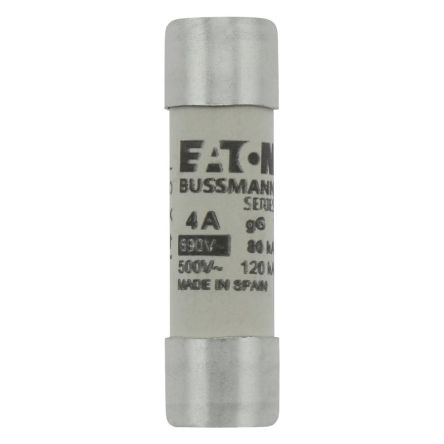 Eaton 4A gG/gL Cartridge Fuse, 14 x 51mm [C14G4]; 229-109