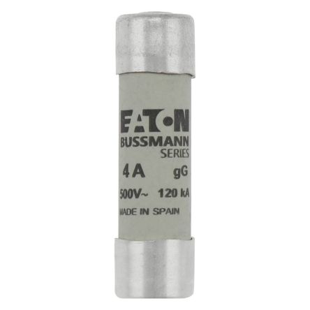 Eaton 4A Cartridge Fuse, 14 x 51mm [C14G4S]; 229-110