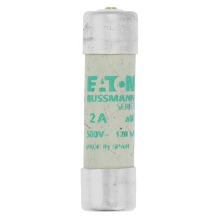 Eaton 2A Cartridge Fuses, 14 x 51mm [C14M2S]; 229-112