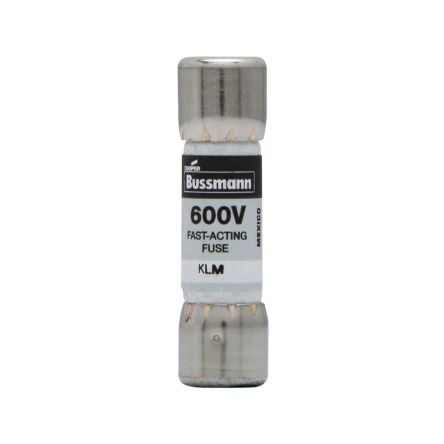 Eaton 200000mA F Melamine Cartridge Fuse, 13/32 x 1-1/2in [KLM-2/10]; 229-139