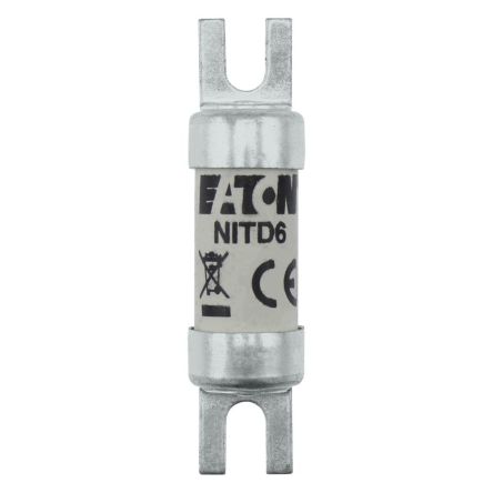 Eaton 6A Tag Fuse, 550V ac [NITD6]; 229-145