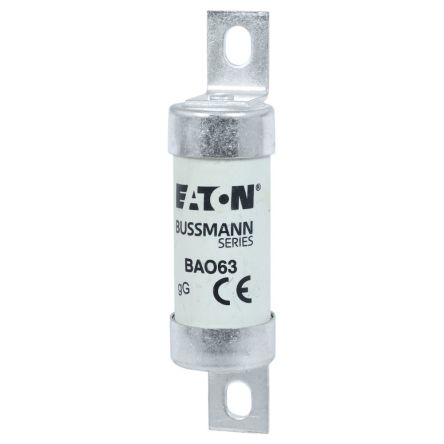 Eaton 63A Cartridge Fuse, 21 x 87mm [BAO63]; 229-173