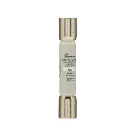 Eaton 60A T Cartridge Fuse, 0.41 x 0.41in [BK/SC-60]; 229-174