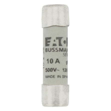 Eaton 10A gG/gL Cartridge Fuse, 10 x 38mm [C10G10 CYLINDRICAL FUSE 10 x 38 10A GG 500V AC]; 229-176