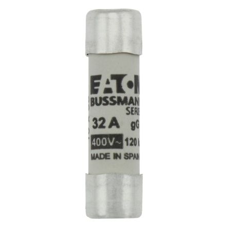 Eaton 32A gG/gL Cartridge Fuse, 10 x 38mm [C10G32 CYLINDRICAL FUSE 10 x 38 32A GG 400V AC]; 229-178