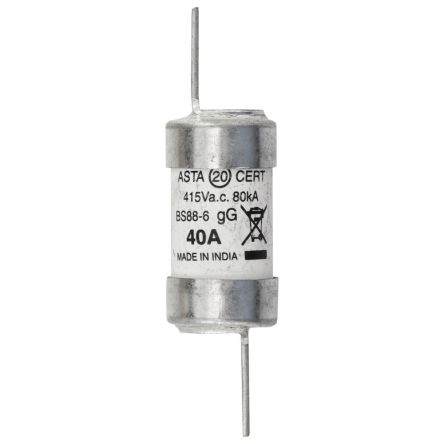 Eaton 40A Tag Fuse, 18 x 68mm, 415V [ESD40]; 229-206