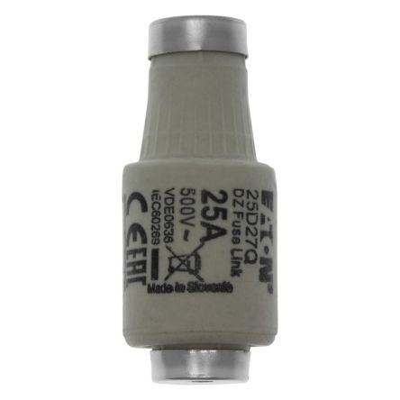 Eaton 25A Tag Fuse, 22 x 50mm, 500V [25D27Q]; 229-241