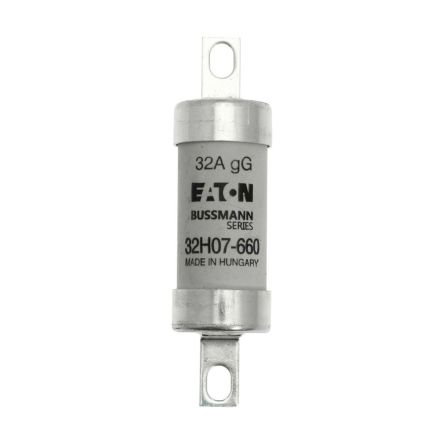Eaton 32A Tag Fuse, 22 x 82mm, 0.46/0.69kV [32H07-660 32AMP 690V AC/ 460V DC INDUSTRIAL FUSE]; 229-243