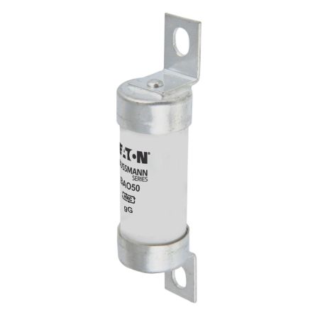 Eaton 50A Cartridge Fuse, 21 x 87mm [BAO50]; 229-256