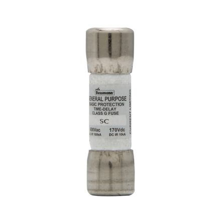 Eaton 20A T Cartridge Fuse, 1.62 x 0.41in [BK/SC-20]; 229-263
