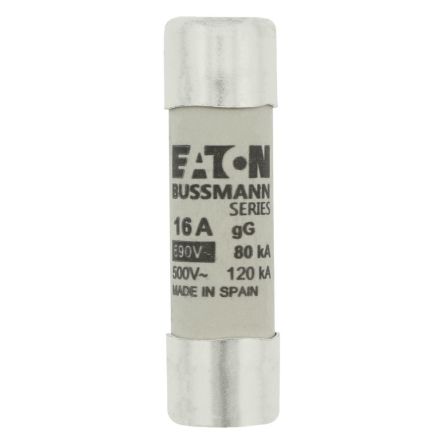 Eaton 16A gG/gL Cartridge Fuse, 14 x 51mm [C14G16]; 229-272