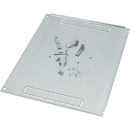 Eaton 1148 Series Galvanised Steel Mounting Plate, 30mm H, 610mm W, 520mm L for Use with GS 3 [114834 XMG332406M]; 229-348