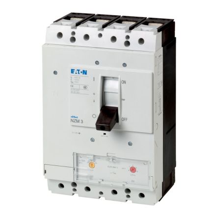 Eaton, Eaton Moeller NZM MCCB Molded Case Circuit Breaker 4P 320A, Breaking Capacity 5 kA, Fixed Mount [109695 NZMN3-4-A320/200]; 229-639