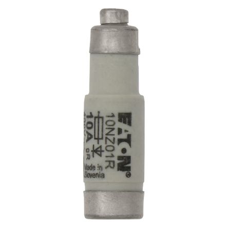 Eaton 10A Bottle Fuse, 400V [10NZ01R FUSE D01 10A 400V AC GR E14]; 229-645