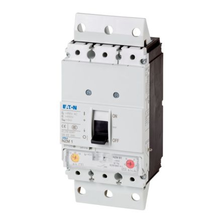 Eaton, Eaton Moeller NZM MCCB Molded Case Circuit Breaker 3P 80A, Breaking Capacity 18.5 kA, Plug In [112722 NZMB1-M80-SVE]; 229-847