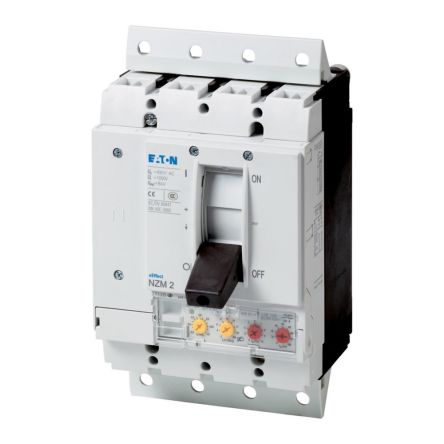 Eaton, Eaton Moeller NZM MCCB Molded Case Circuit Breaker 4P 160A, Breaking Capacity 5 kA, Plug In [113390 NZMH2-4-VE160-SVE]; 229-886