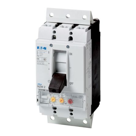 Eaton, Eaton Moeller NZM MCCB Molded Case Circuit Breaker 3P 140A, Breaking Capacity 5 kA, Plug In [113257 NZMN2-ME140-SVE]; 229-921