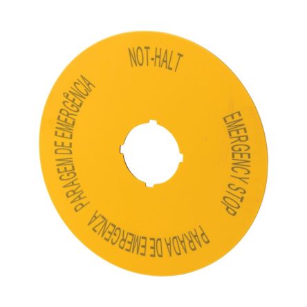 Eaton M22 Series Label Holder for Use with Label, 90 x 1 x 90mm [121086 M22-XAK12]; 230-109