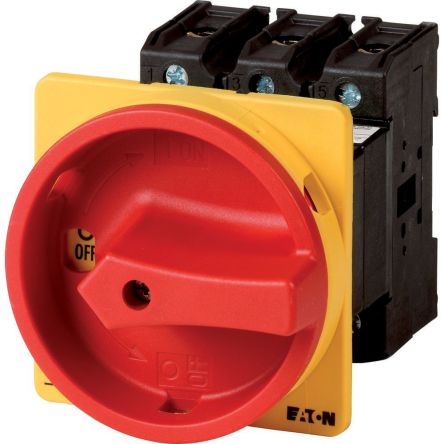 Eaton Fuse Switch Disconnector, 3 Pole, 63A Max Current, 150A Fuse Current [110199 P3-63/E/SVB]; 230-290