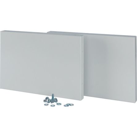 Eaton 1123 Series RAL 7035 Sheet Steel Cover, 205mm H, 65mm W, 320mm L for Use with Floor Standing Enclosures, Service [112349 BPZ-SS-2/320]; 230-344