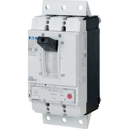 Eaton, Eaton Moeller NZM MCCB Molded Case Circuit Breaker 3P 125A, Breaking Capacity 5 kA, Plug In [113253 NZMN2-S125-SVE]; 230-370
