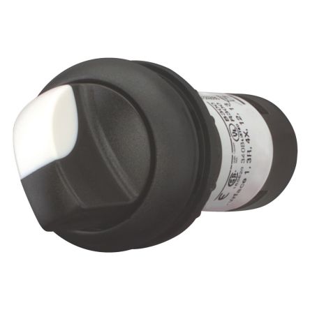 Eaton Toggle Selector Switch - (2NO) 22.5mm Cutout Diameter 2 Positions [121597 C22S-WKV-K20]; 230-522