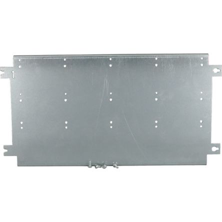 Eaton BPZ Series Sheet Steel Mounting Plate, 20mm H, 270mm W, 1000mm L for Use with Enclosure Mounting [114832 BPZ-MPLSASY-1000]; 230-584