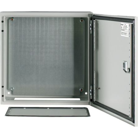 Eaton xEffect CS Series Steel Wall Box, IP66, 400 mm x 400 mm x 200mm [111684 CS-44/200]; 230-676