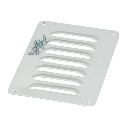 Eaton xEffect CS Series Steel Ventilation Grill for Use with Enclosure, 197 x 117 x 1mm [112907 LVP-20V12-CS]; 230-849