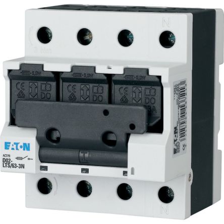 Eaton Switch Disconnector, 3 Pole, 63A Max Current, 20 - 63A Fuse Current [114322 D02-LTS/63-3-HK]; 230-902