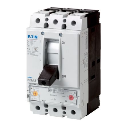 Eaton, Eaton Moeller Series NZM MCCB Molded Case Circuit Breaker 3P 100A, Breaking Capacity 5 kA, Fixed Mount [107792 NZMN2-A100-BT-NA]; 230-944