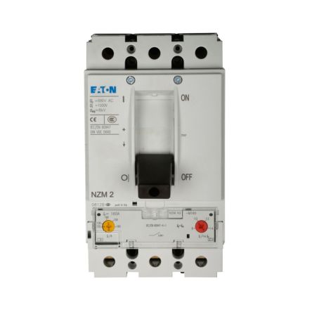 Eaton, Eaton Moeller Series NZM MCCB Molded Case Circuit Breaker 3P 200A, Breaking Capacity 5 kA, Fixed Mount [107795 NZMN2-A200-BT-NA]; 230-946