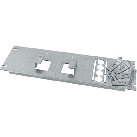 Eaton 1102 Series Stainless Steel Mounting Plate, 60mm H, 150mm W, 490mm L for Use with NZM1 [110255 XMN140606M-UK]; 231-496