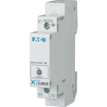 Eaton White LED Indicator Lamp, 230V, 5mm Diameter [107494 Z-EL/WH230]; 231-531