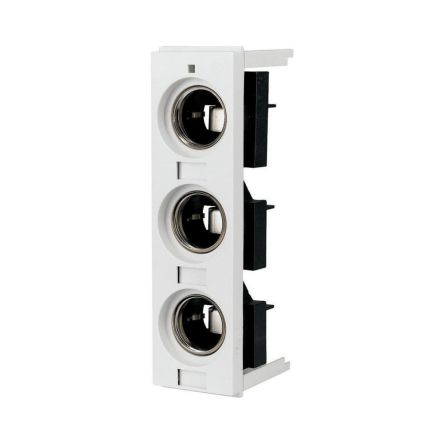 Eaton 63A Rail Mount Fuse Holder Base, 3P, 690V ac [110395 DIII-SO/63/3-R-PS]; 231-652